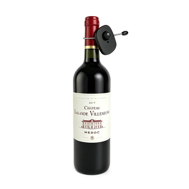 Étiquette de bouteille de verrouillage par câble 8,2 MHz pour alcool