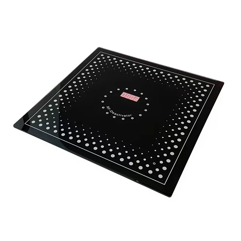 Détecteur d'étiquettes EAS RF avec indicateur d'alarme à anneau rouge