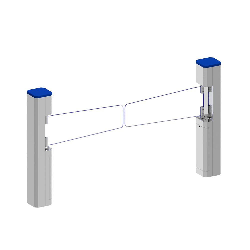 Tourniquet de barrière d'oscillation de deux colonnes